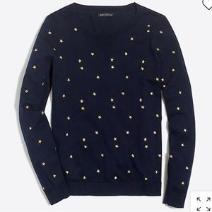 NWT J. Crew Mercantile Starry Teddie Sweater